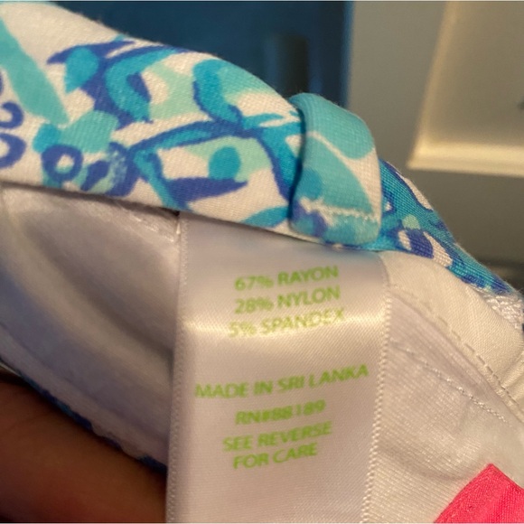 Lilly Pulitzer 5” Callahan Stretch Knit Short in Bennet Blue - Picture 3 of 3